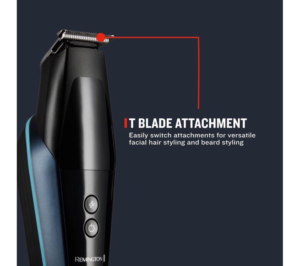 REMINGTON Balder Head & Face Wet & Dry Rotary Shaver - Black & Blue image number 4 of 8
