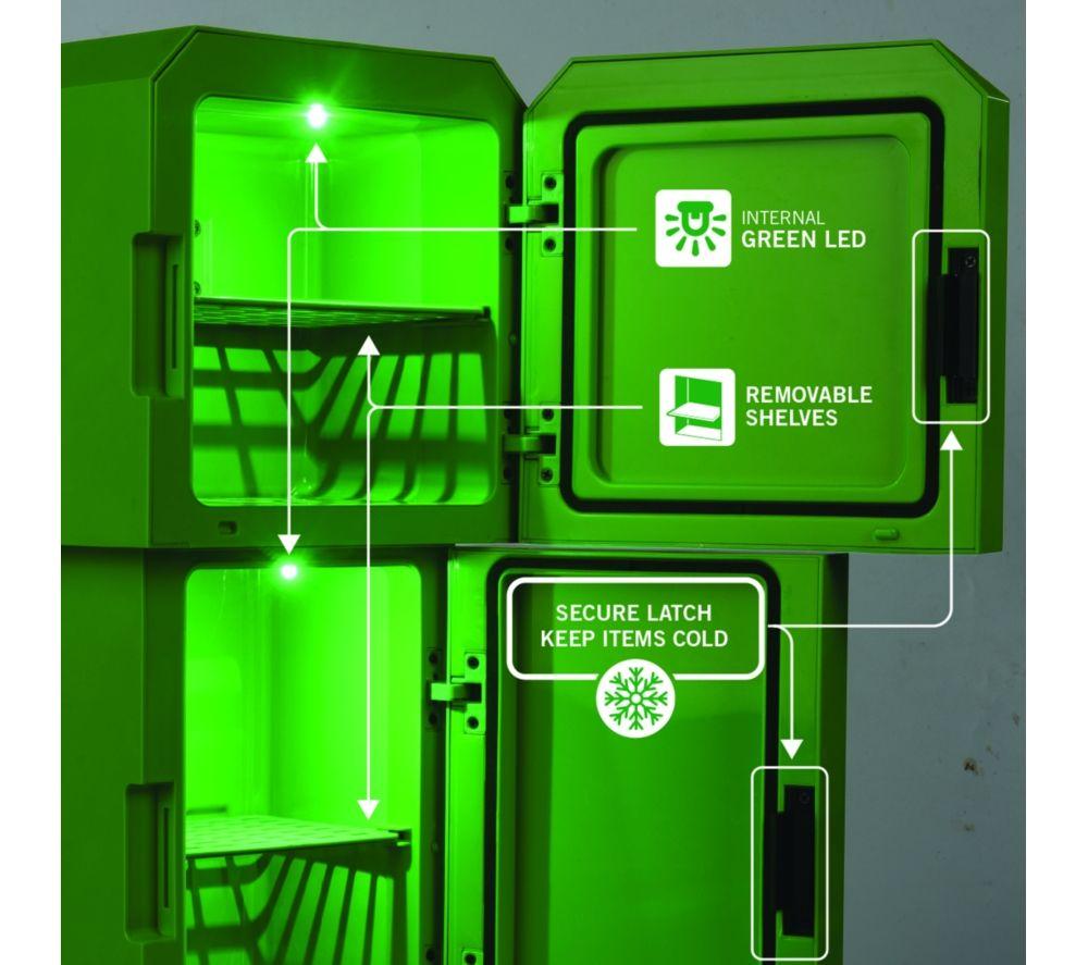 UKONIC Minecraft Legends Large Creeper Mini Fridge - Green image number 3 of 8