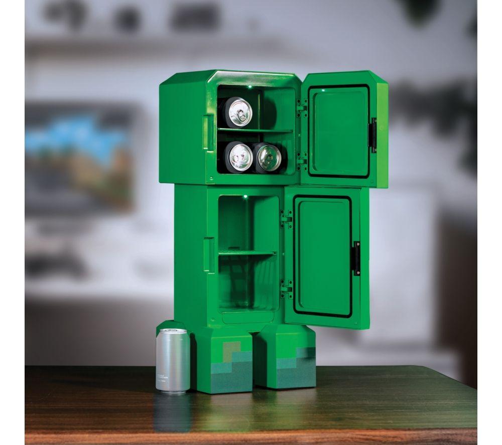 UKONIC Minecraft Legends Large Creeper Mini Fridge - Green image number 6 of 8