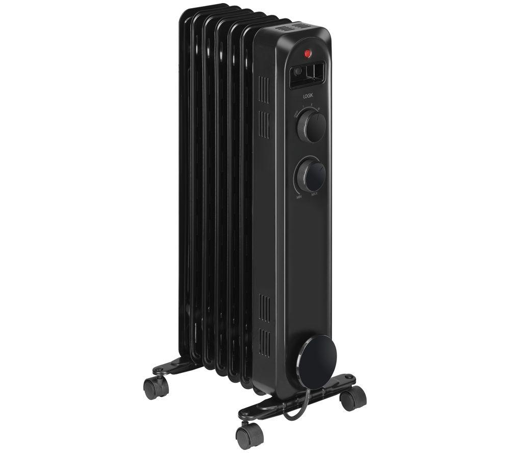 LOGIK L15OFR26 Portable Oil-Filled Radiator - Black image number 3 of 6