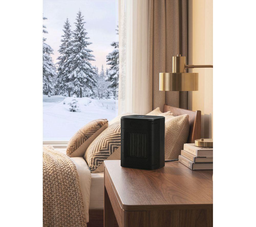 LOGIK 10300486 Ceramic Fan Heater - Black image number 5 of 5