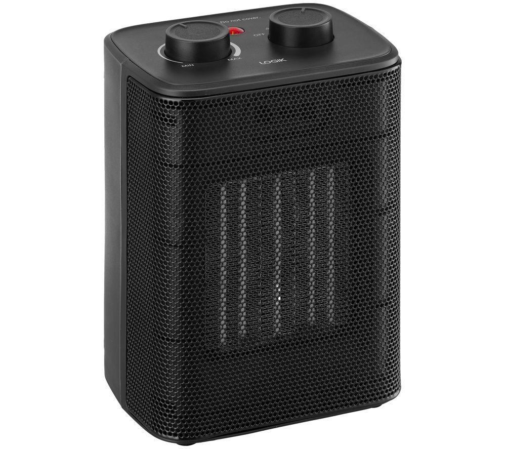 LOGIK L20PTC26 Ceramic Fan Heater - Black image number 3 of 5