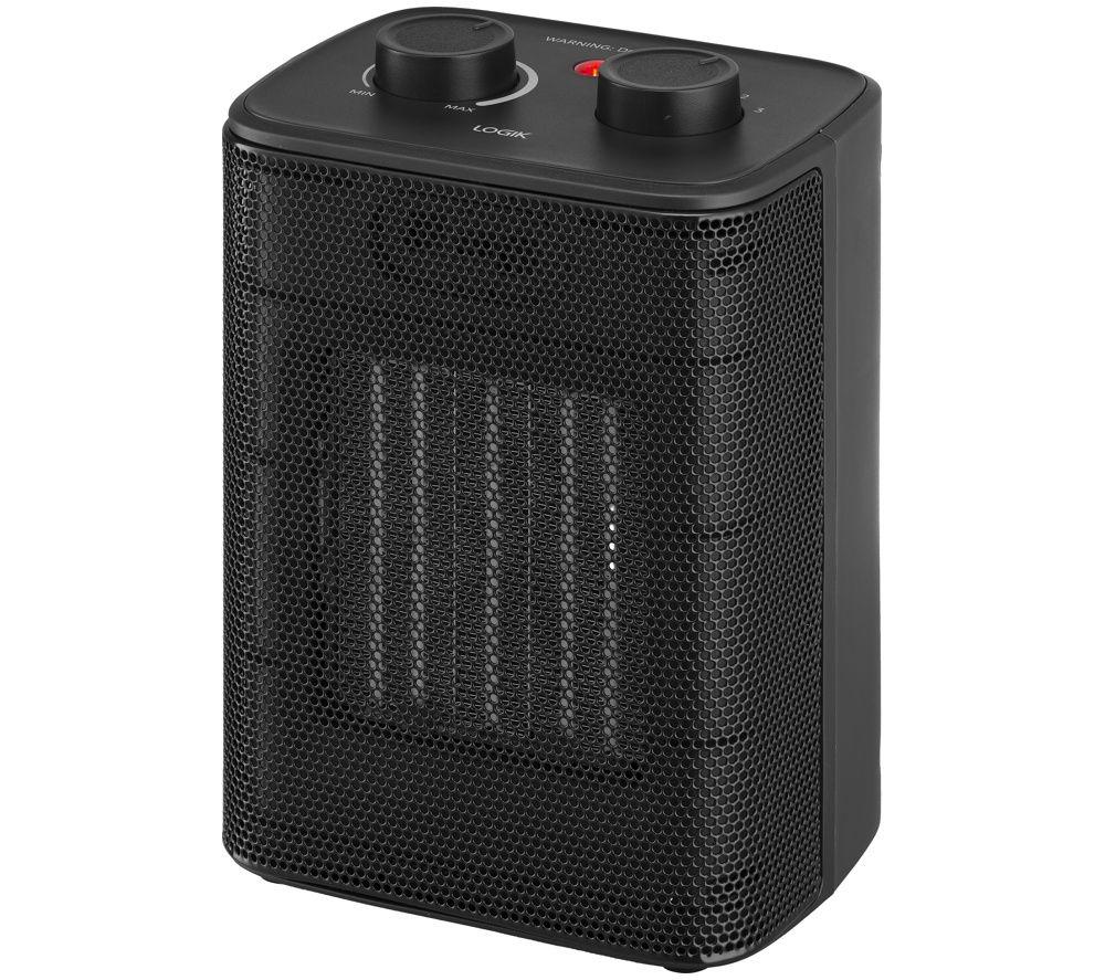 LOGIK L20PTC26 Ceramic Fan Heater - Black image number 4 of 5