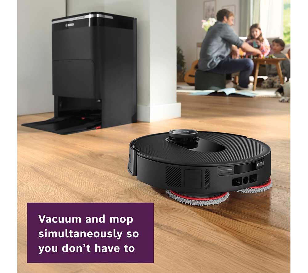 BOSCH Spotless Max BCRDW3B Robot Vacuum & Mop Cleaner - Black image number 6 of 14