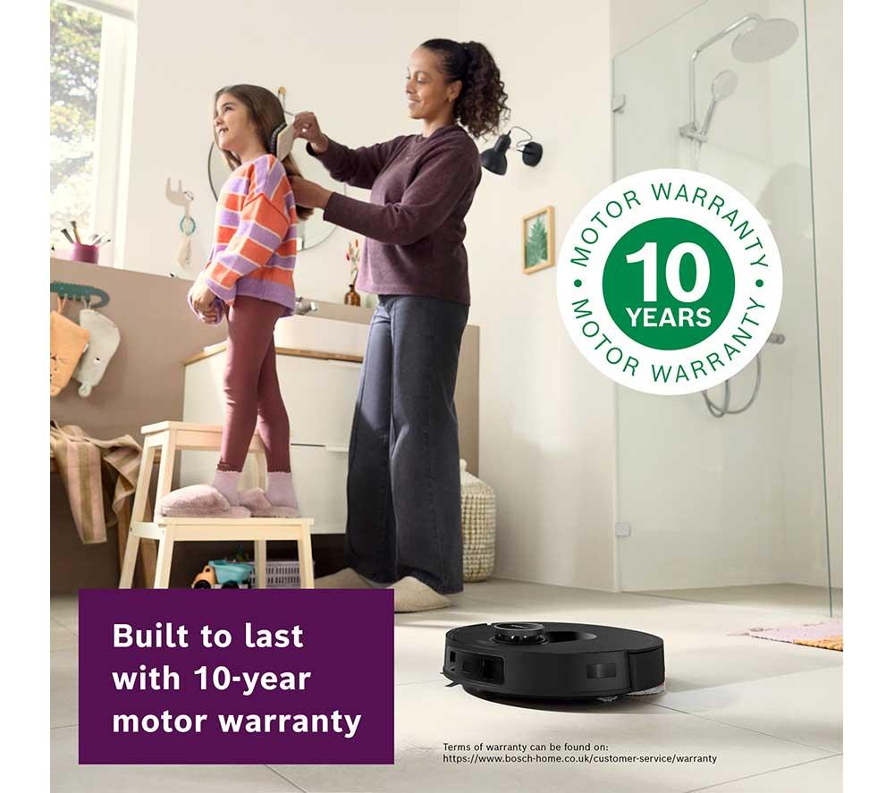 BOSCH Spotless Max BCRDW3B Robot Vacuum & Mop Cleaner - Black image number 8 of 14