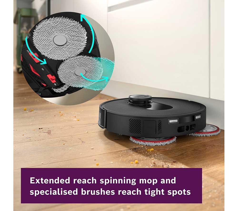 BOSCH Spotless Max BCRDW3B Robot Vacuum & Mop Cleaner - Black image number 13 of 14