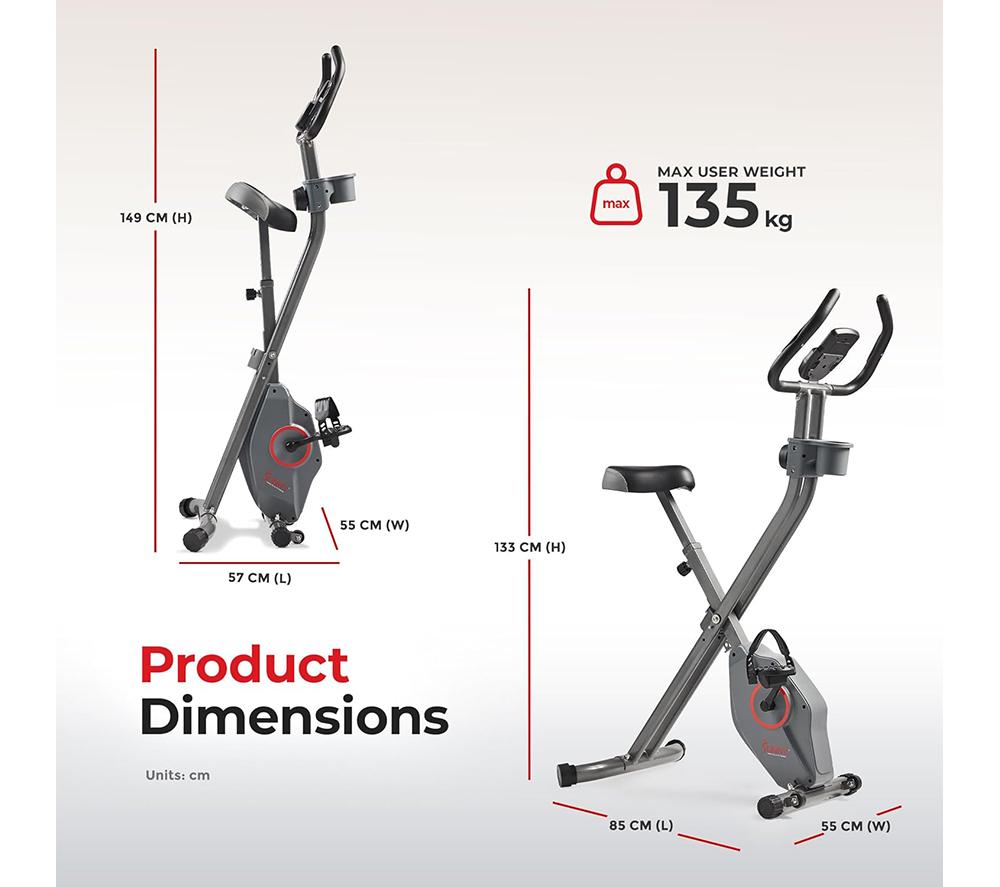 SUNNY HEALTH Foldable Magnetic X Bike image number 9 of 10