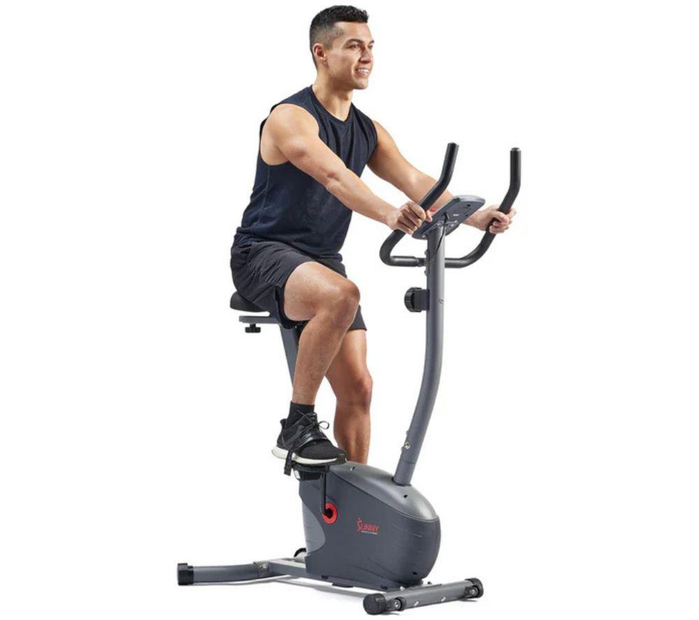 SUNNY HEALTH SF-B220030 Performance Upright Exercise Bike - Grey image number 5 of 5