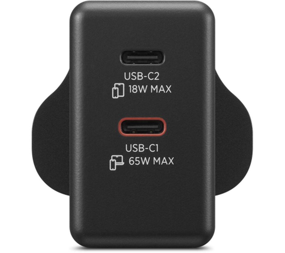 LENOVO 65 W GaN Dual USB Type-C Power Adapter image number 4 of 10