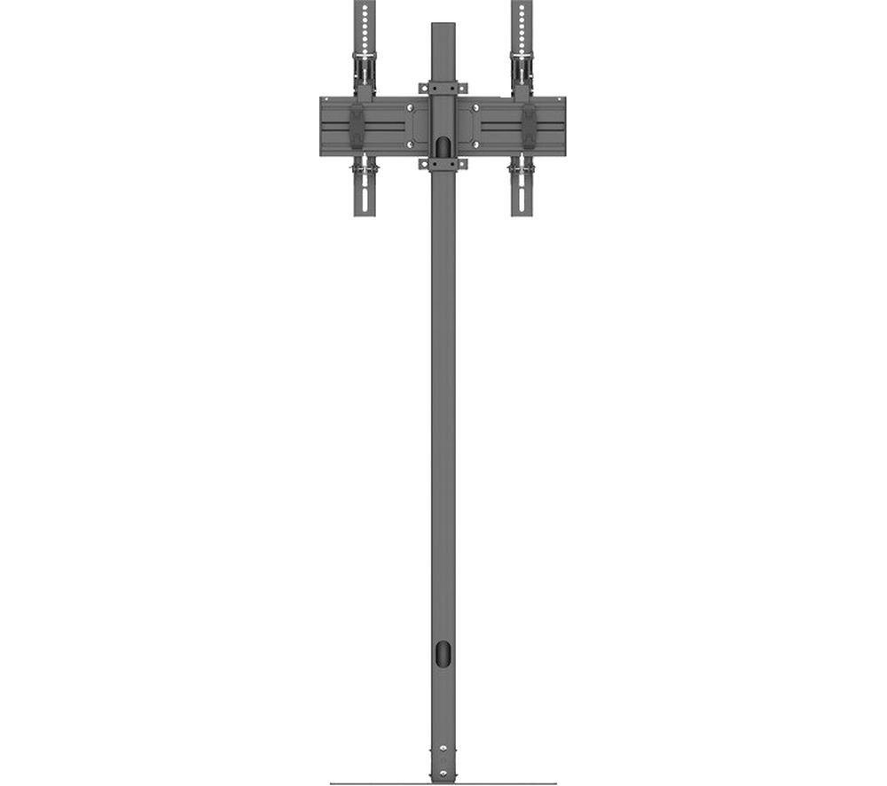 MULTIBRACKETS M Pro Single Pole Floormount Tilt 32-65" TV Bracket &ndash; Black image number 2 of 9
