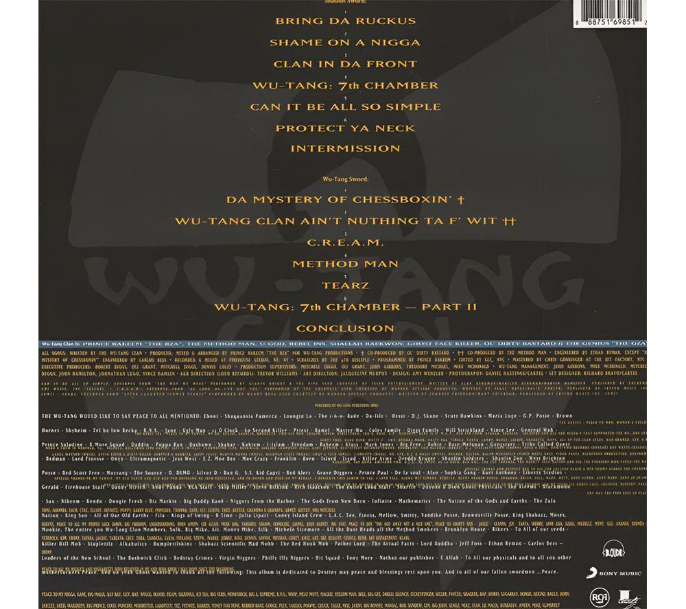 EPIC Enter The Wu-Tang 36 Chambers Vinyl Record image number 2 of 2