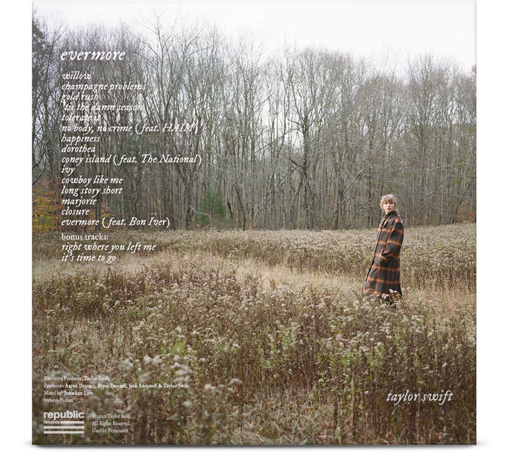 UNIVERSAL MUSIC Taylor Swift Evermore Vinyl LP Album - Set of 2, Opaque Green image number 3 of 3