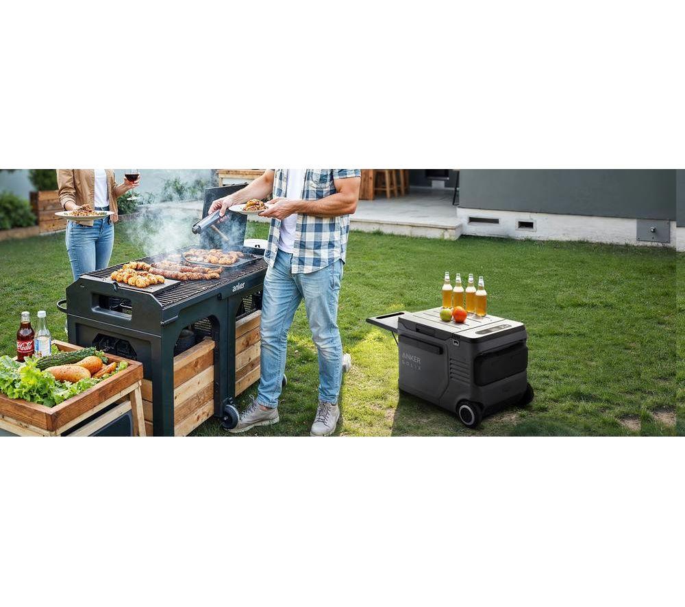ANKER SOLIX EverFrost 2 23L Wheeled Electric Cooler - Grey image number 8 of 10
