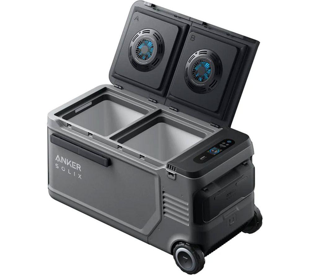 ANKER SOLIX EverFrost 2 58L Wheeled Electric Cooler - Grey image number 2 of 7