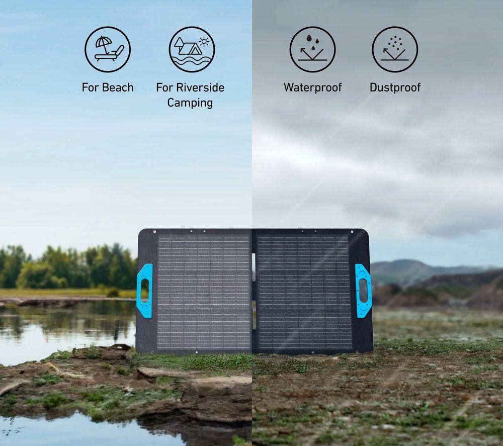 ANKER SOLIX PS100 Portable Solar Panel image number 2 of 6