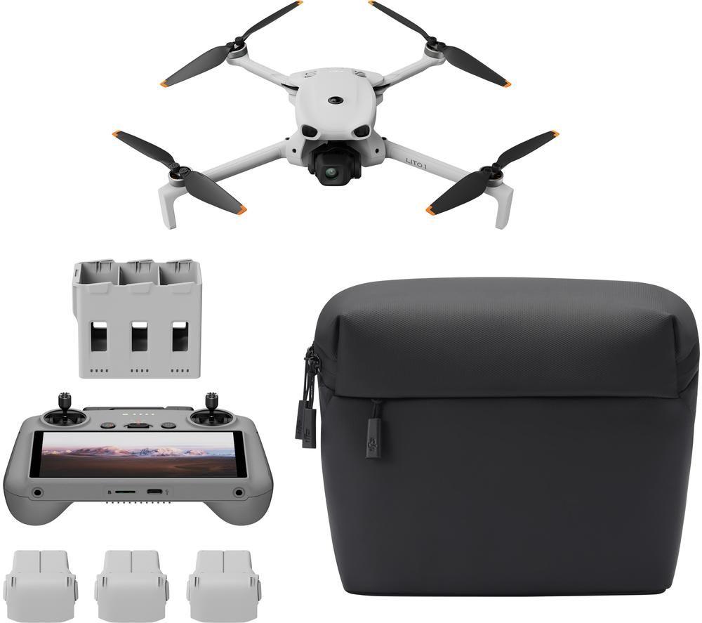 DJI Lito X1 Fly More Combo Plus with RC-2 Remote Controller - Grey image number 3 of 6