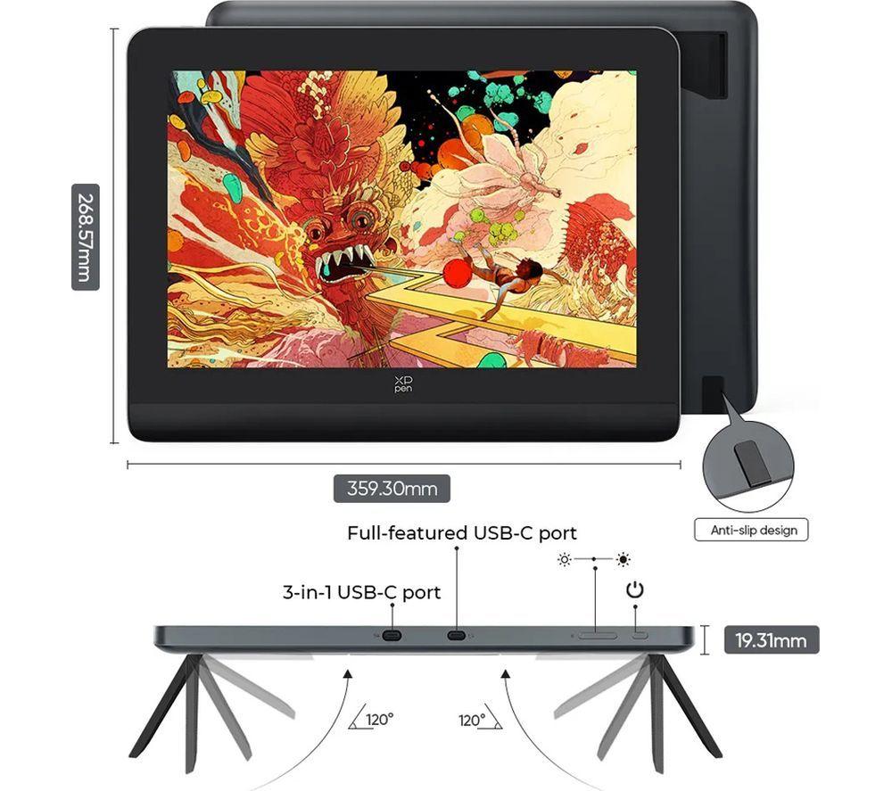 XP-PEN Artist Pro 14 (Gen 2) 14" Graphics Tablet - Black image number 5 of 9