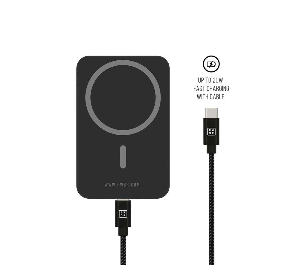 PW3R PWPB5KM Portable Power Bank - Black image number 5 of 8