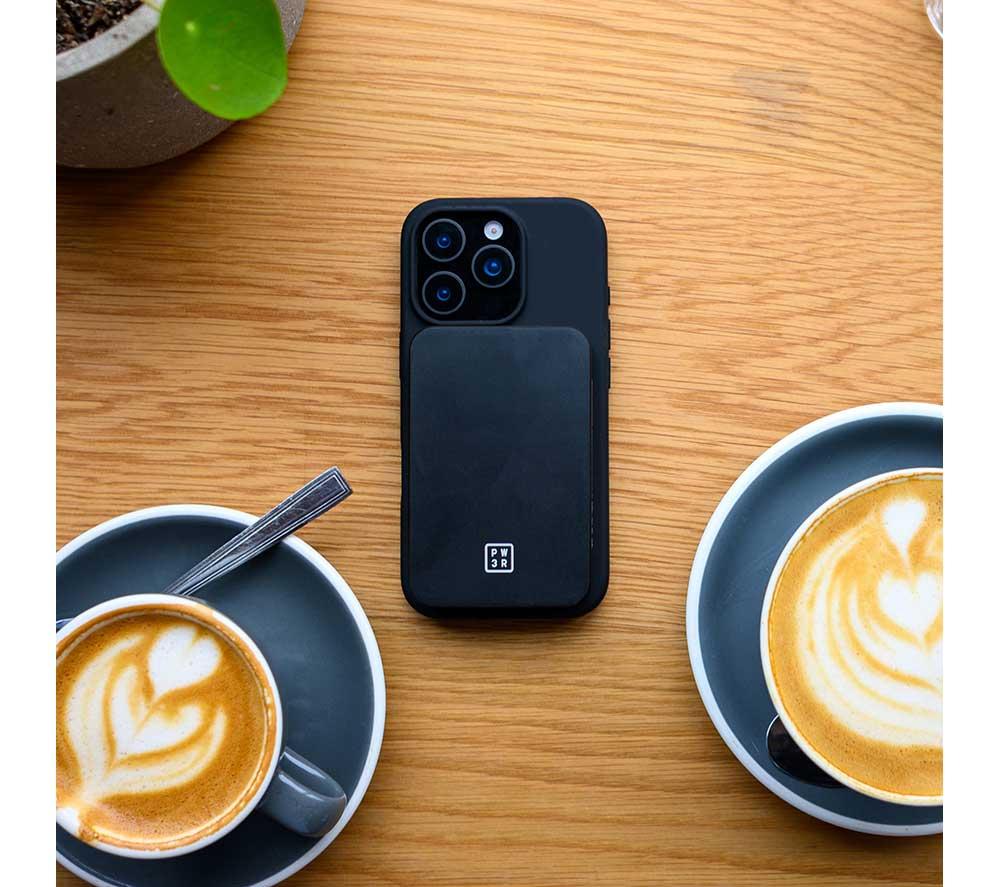 PW3R PWPB10KM 10000 mAH Portable Magnetic Power Bank - Black image number 7 of 7