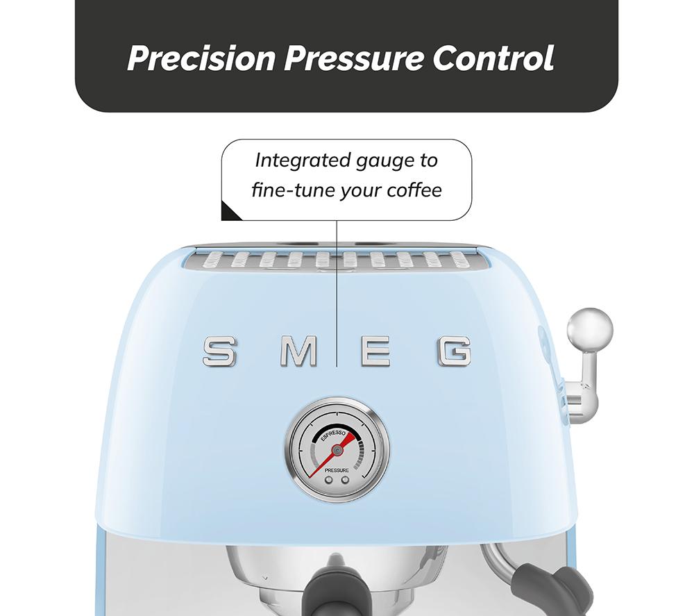 SMEG Espresso with Cold Brew ECF03 Coffee Machine &ndash; Pastel Blue image number 8 of 10