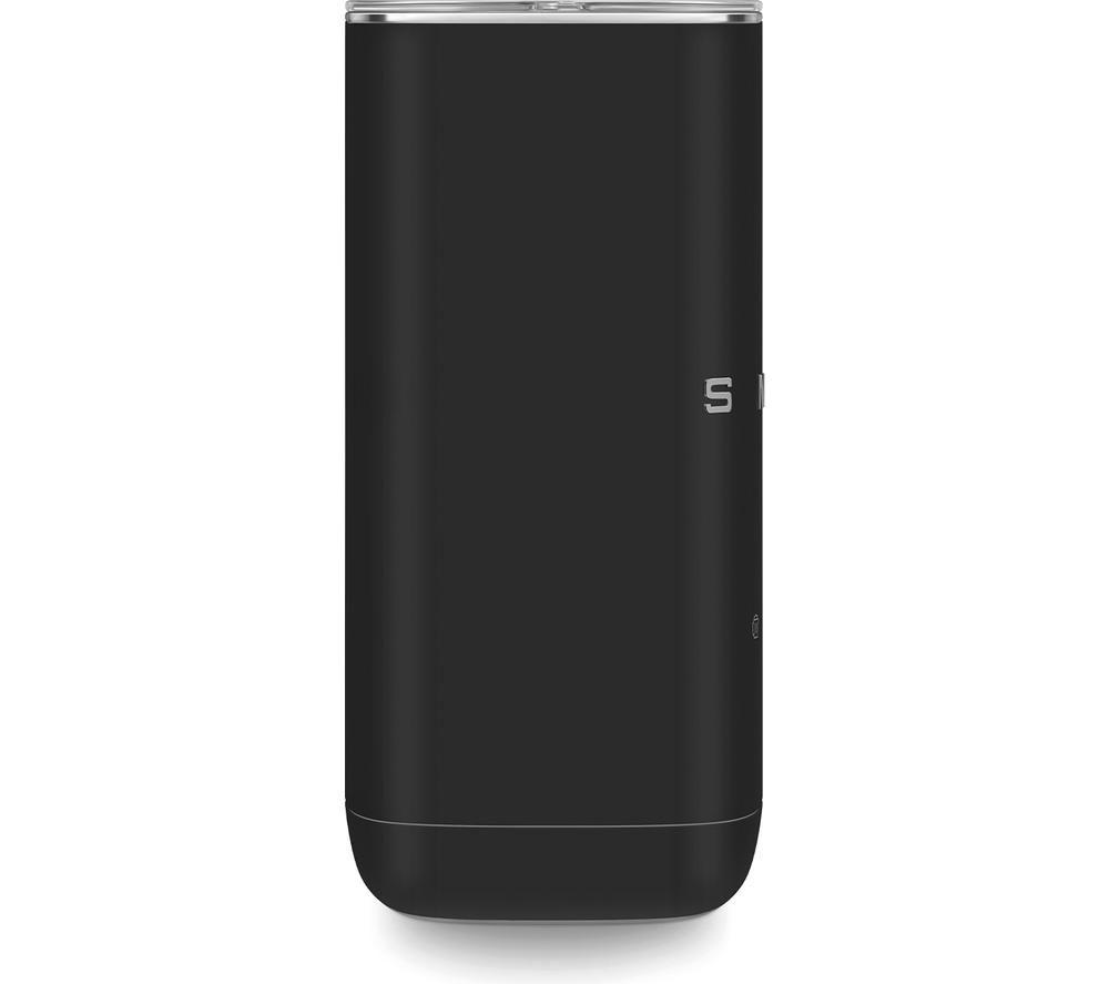 SMEG 50's Style MFF02BLMUK Electric Milk Frother - Matte Black image number 5 of 10