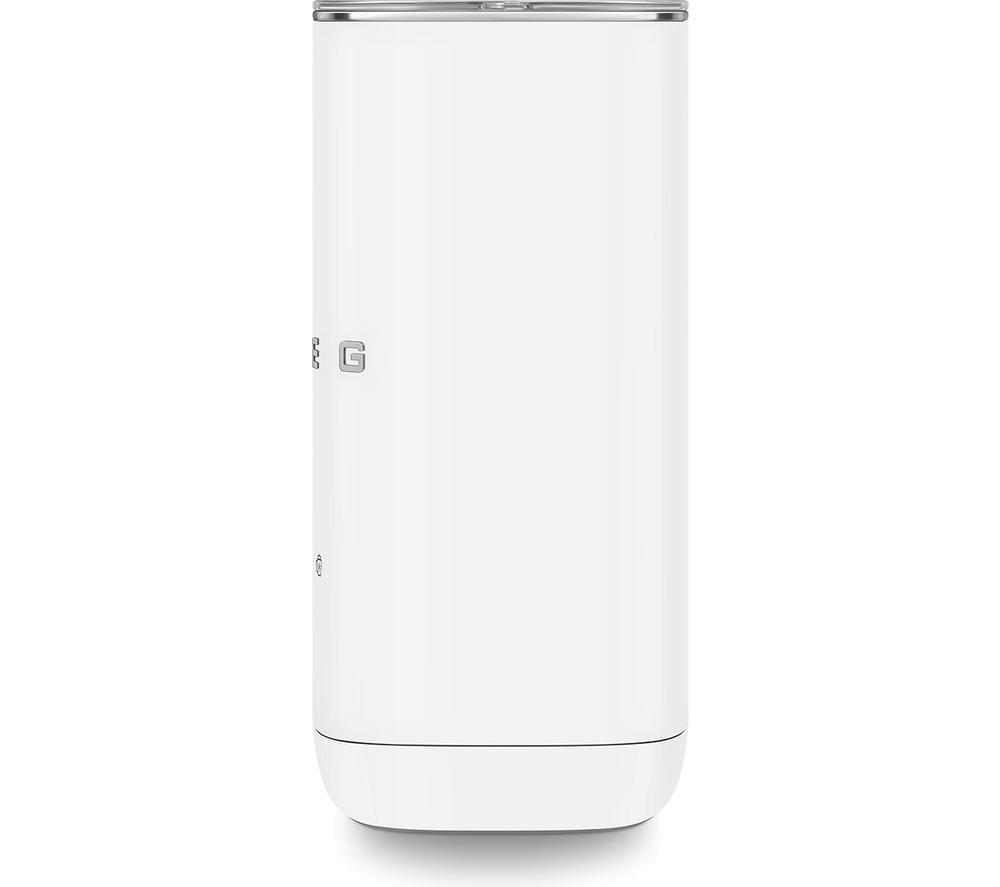 SMEG 50's Style MFF02WHMUK Electric Milk Frother - Matte White image number 6 of 8