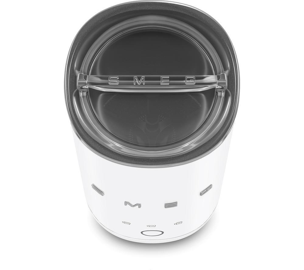 SMEG 50's Style MFF02WHMUK Electric Milk Frother - Matte White image number 8 of 8