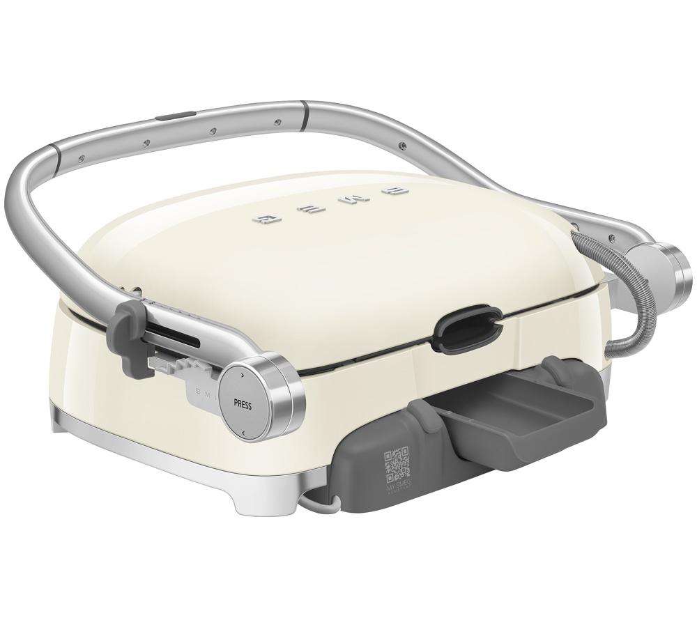 SMEG 50's Style MGF01BLUK Multi Grill - Cream image number 11 of 14