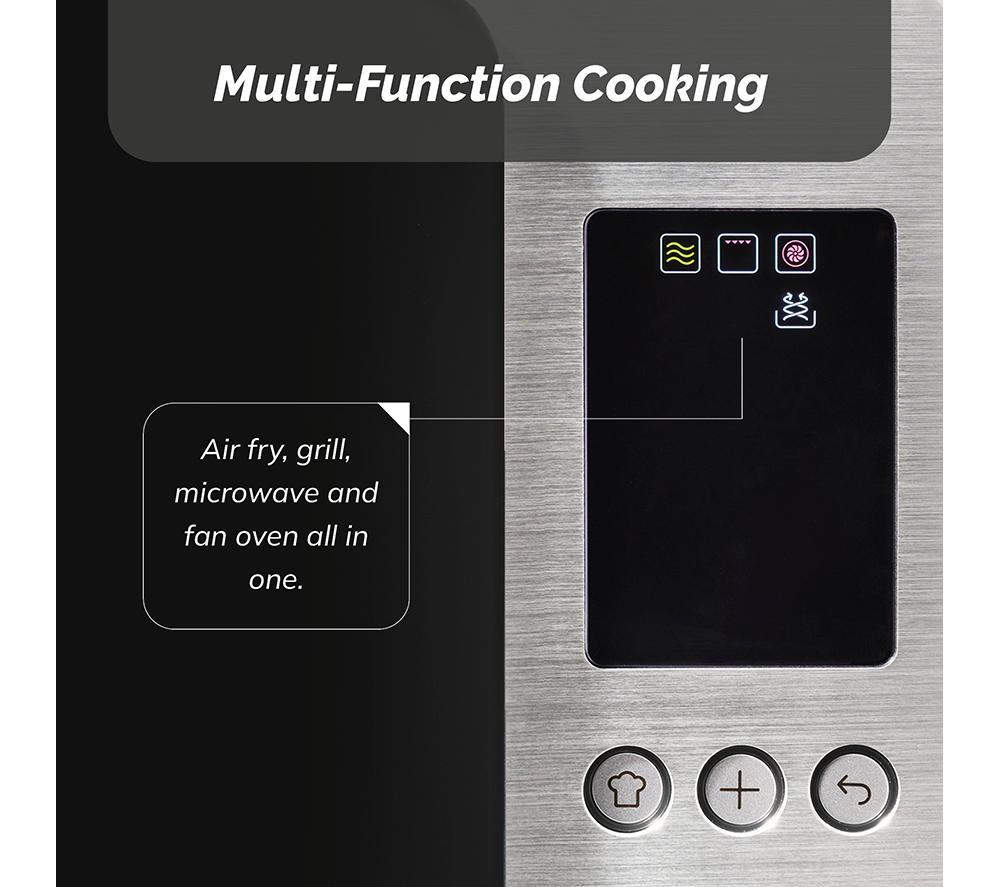SMEG Collezione MOC02BLMUK Combination Microwave - Black image number 4 of 8