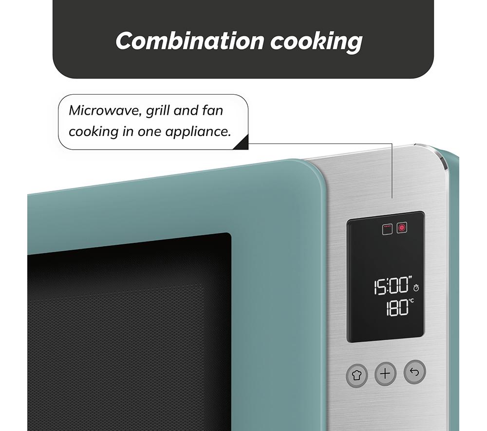 SMEG Collezione MOC02EGMUK Combination Microwave - Emerald Green image number 3 of 10