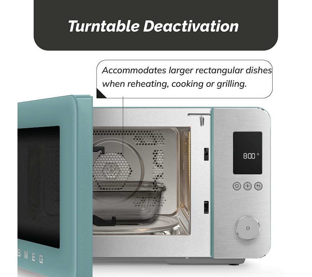 SMEG Collezione MOC02EGMUK Combination Microwave - Emerald Green image number 8 of 10