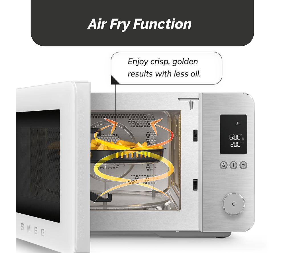 SMEG Collezione MOC02WHMUK Combination Microwave - White image number 2 of 8