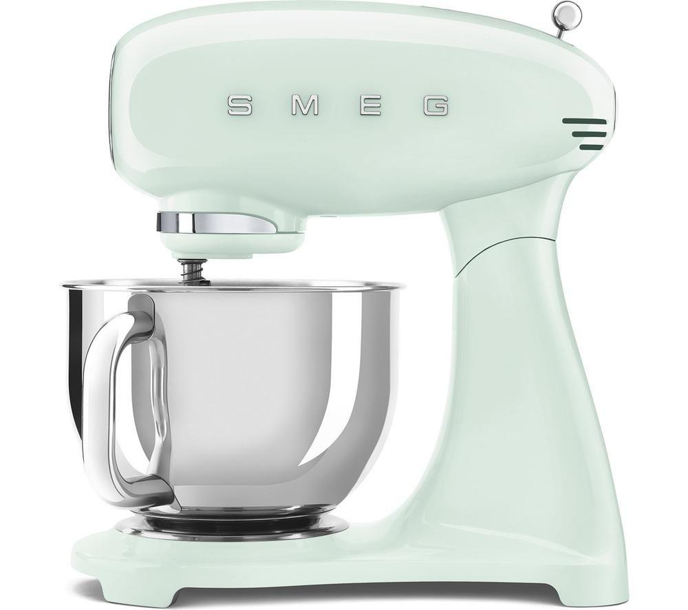 Smeg 50S Style Smf05pguk Stand Mixer - Pastel Green, Green