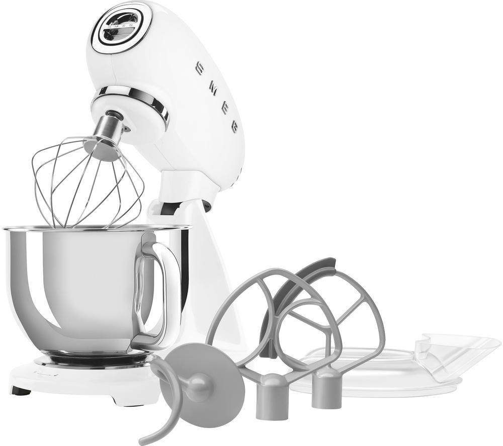 SMEG 50s Style SMF05WHUK Stand Mixer - White image number 3 of 9