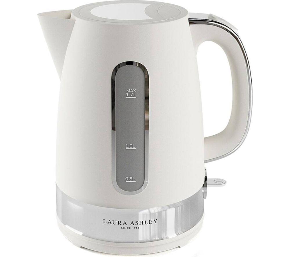 VQ Laura Ashley EEJB310 4-Slice Toaster & Jug Kettle Bundle - Cotton White image number 6 of 9