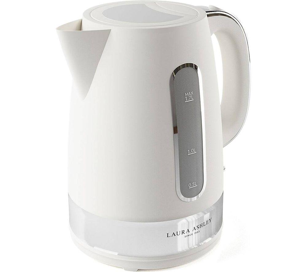 VQ Laura Ashley EEJB310 4-Slice Toaster & Jug Kettle Bundle - Cotton White image number 7 of 9