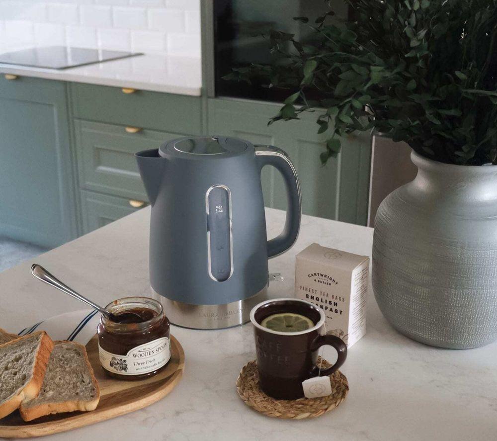 VQ Laura Ashley EEJB489 4-Slice Toaster & Jug Kettle Bundle - Dark Slate image number 2 of 10