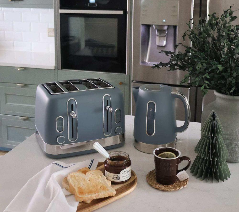 VQ Laura Ashley EEJB489 4-Slice Toaster & Jug Kettle Bundle - Dark Slate image number 3 of 10