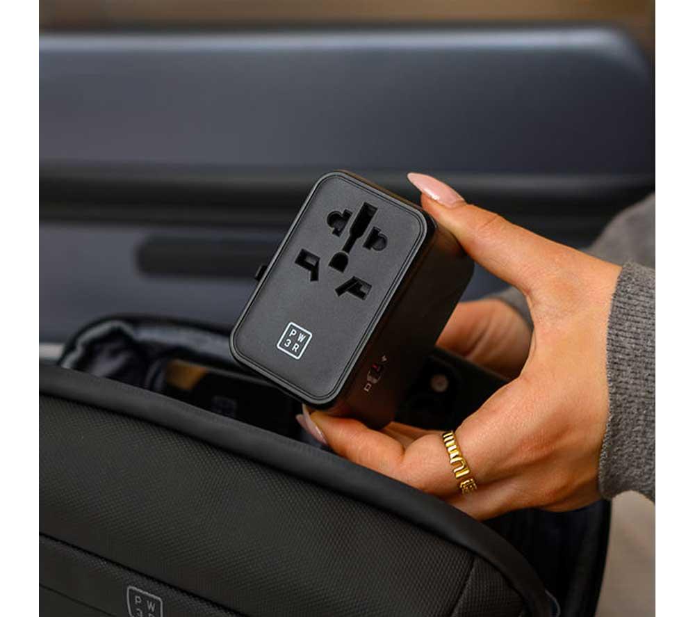 PW3R PTAP65W USB Type-C GaN Travel Charger - Black image number 9 of 9