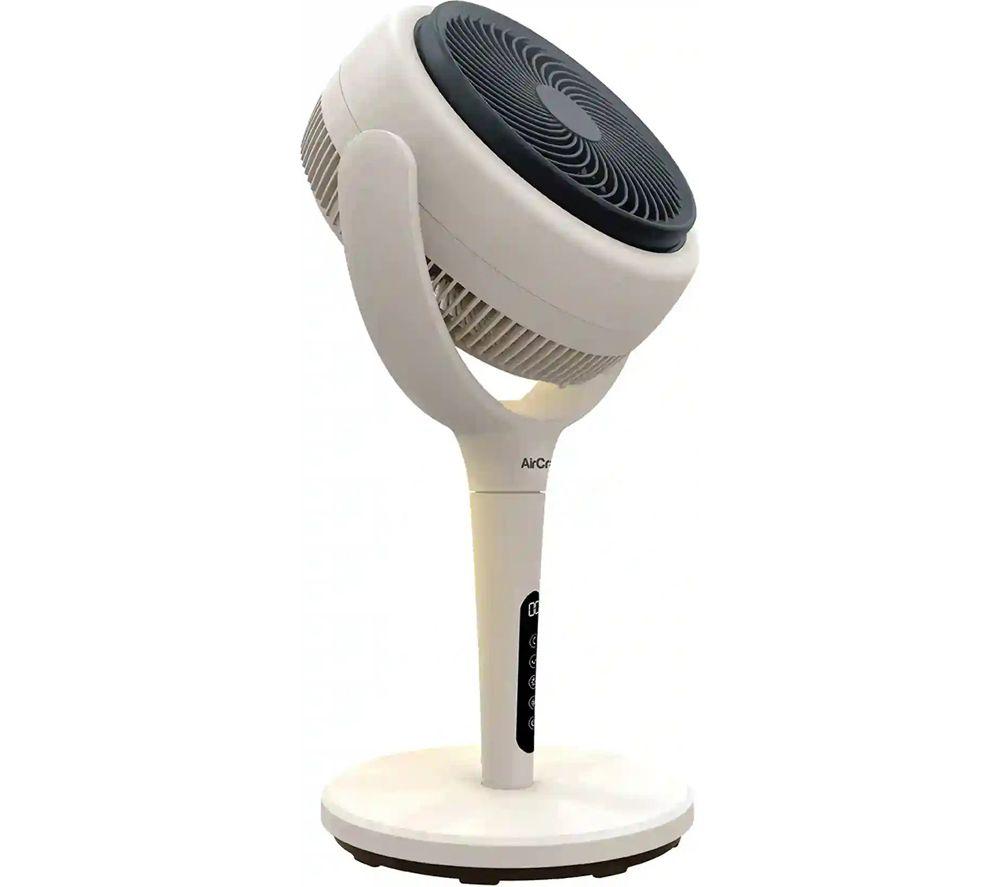 AIRCRAFT HOME LUME MIDI Quiet Air Circulator 8" Pedestal Fan - Stone White image number 9 of 9