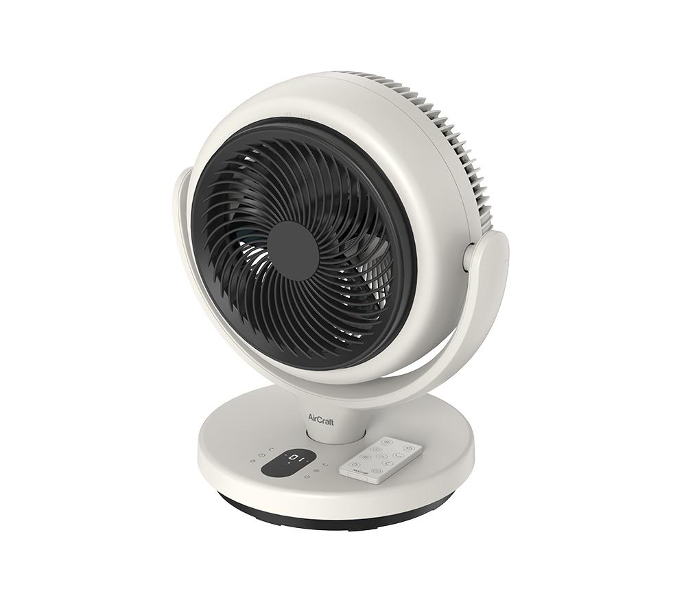 Aircraft Home Lume Mini Quiet Air Circulator Desk Fan - Stone White, White