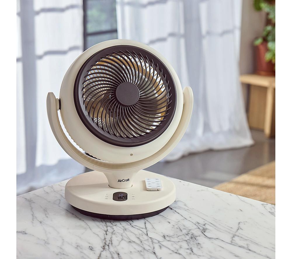 AIRCRAFT HOME LUME MINI Quiet Air Circulator Desk Fan - Stone White image number 6 of 10