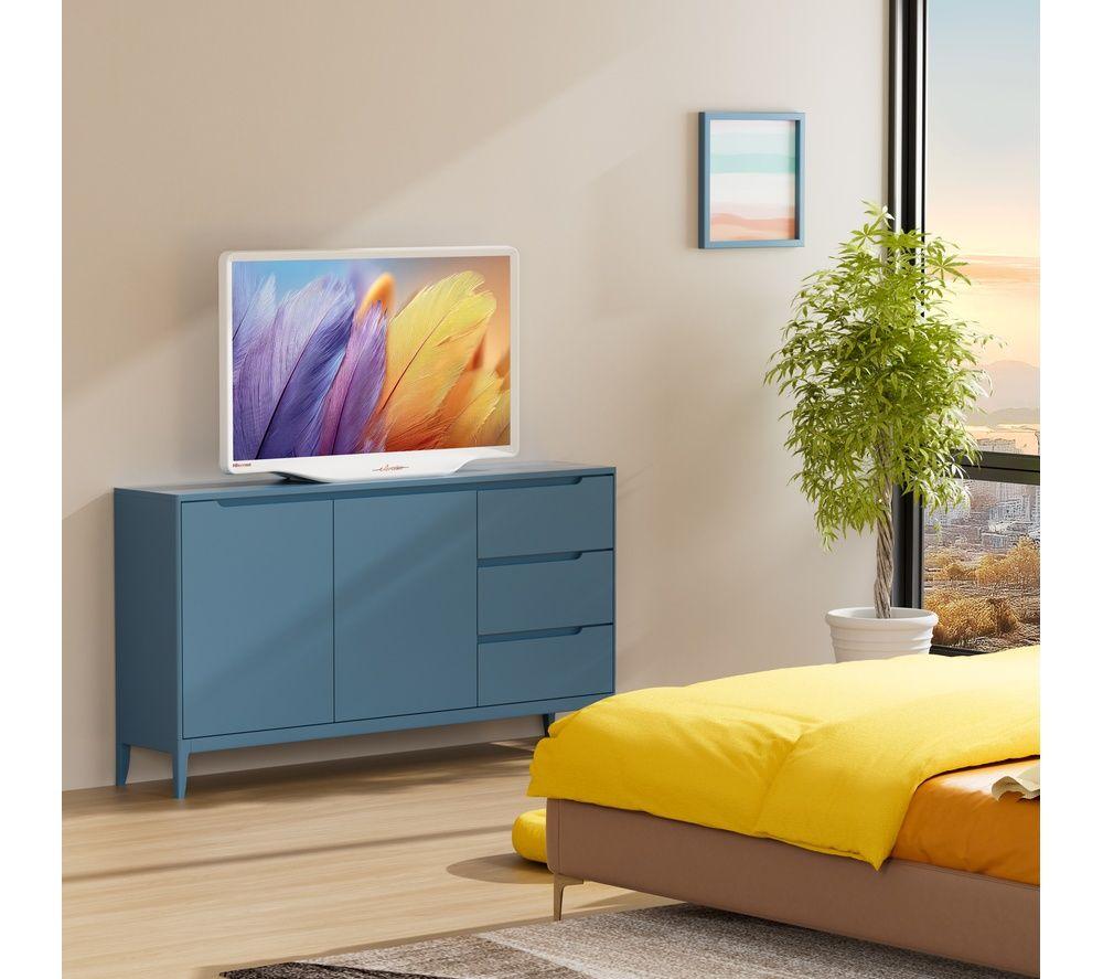 HISENSE Deco 43S5QTUK 43" Smart 4K Ultra HD HDR QLED TV with Freely - White image number 2 of 4