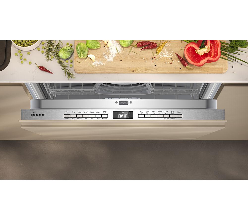 NEFF N50 S175HVX14G Full-size Fully Integrated WiFi-enabled Dishwasher image number 4 of 16