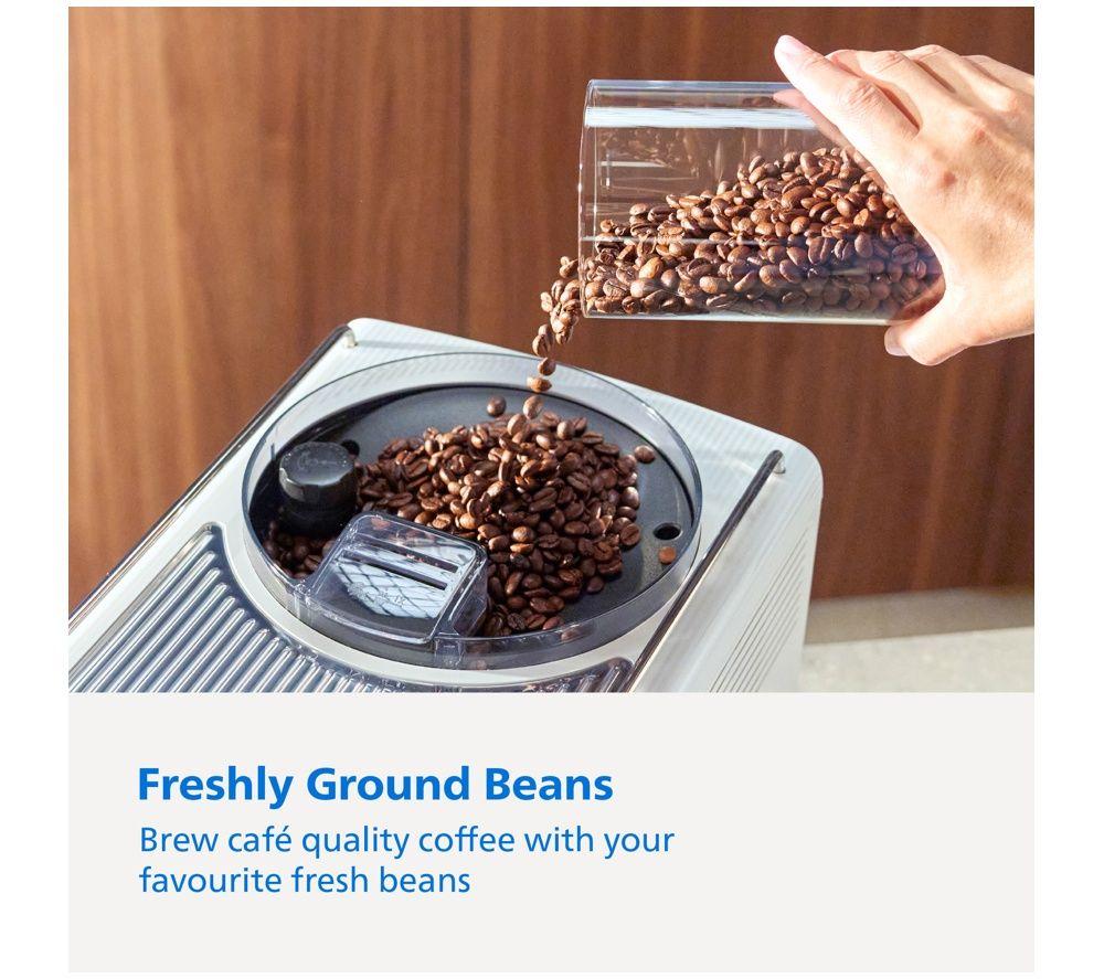 PHILIPS Caf&eacute; Aromis EP8757/20 Bean to Cup Coffee Machine - Silver and Black image number 4 of 9