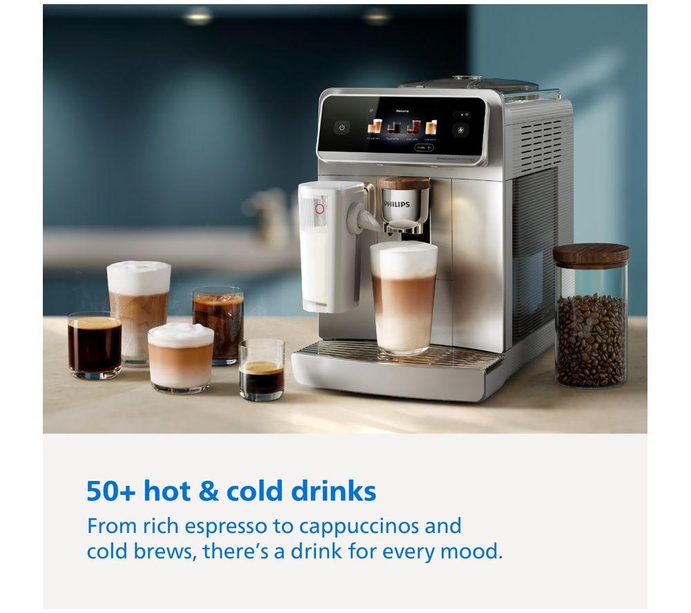 PHILIPS Caf&eacute; Aromis EP8757/20 Bean to Cup Coffee Machine - Silver and Black image number 7 of 9