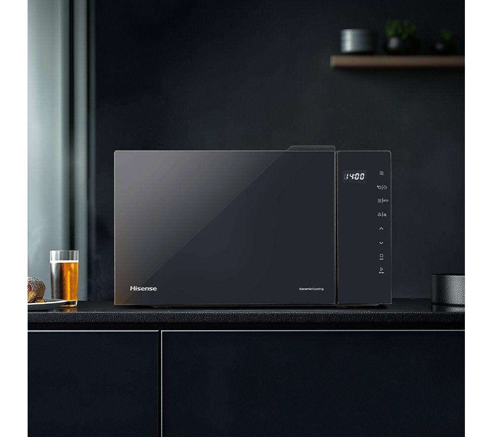 HISENSE H23MOBS5H4UK Compact Solo Microwave - Black image number 4 of 16