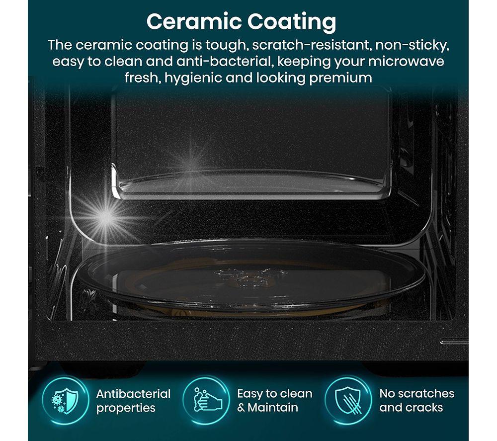 HISENSE H23MOBS5H4UK Compact Solo Microwave - Black image number 6 of 16