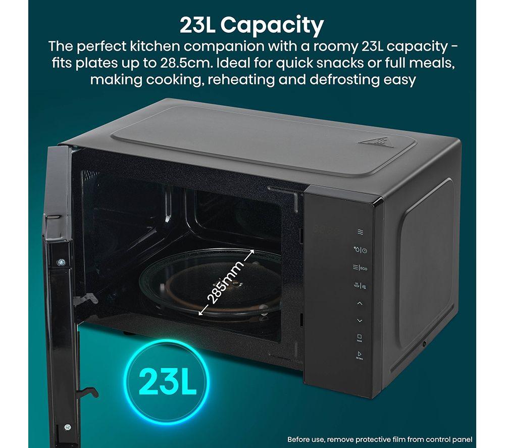 HISENSE H23MOBS5H4UK Compact Solo Microwave - Black image number 12 of 16