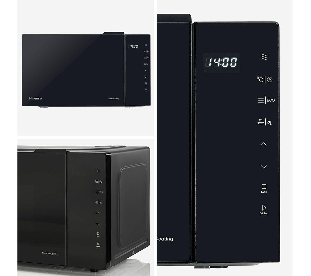 HISENSE H23MOBS5H4UK Compact Solo Microwave - Black image number 14 of 16